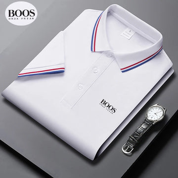 Premium men’s polo: breathable, stylish, and perfect for summer.